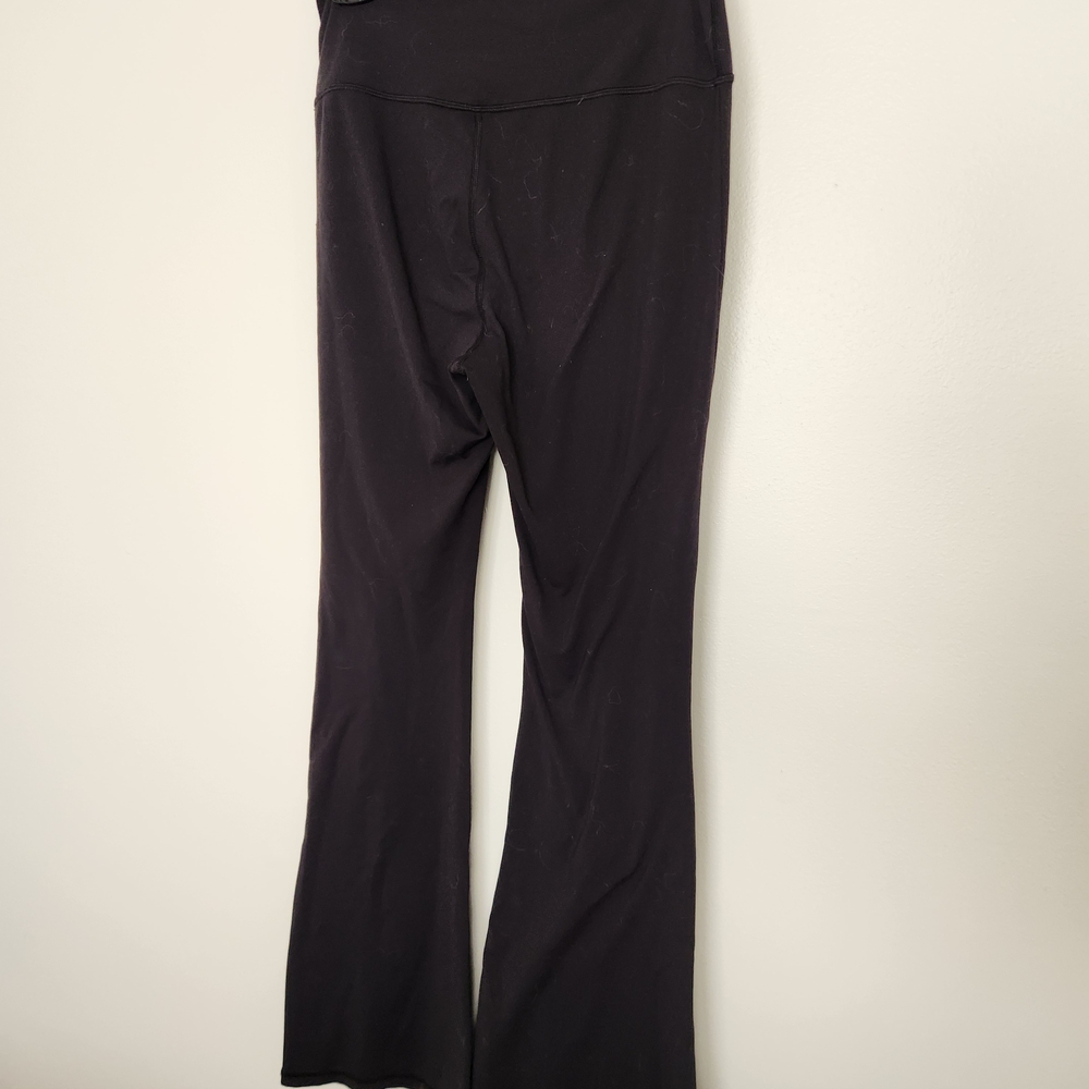 90 Degree By Reflex Black Activewear Flare Leggings